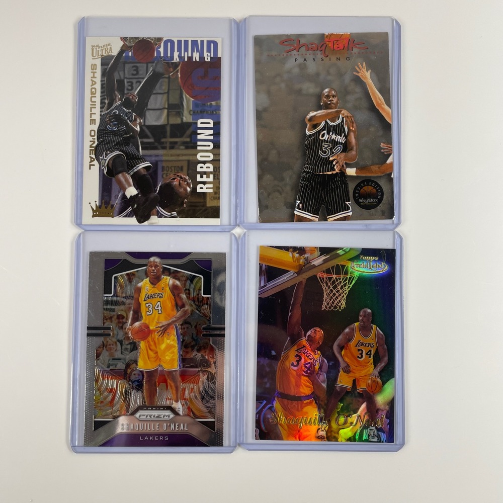 Shaquille O'Neal Shaq Basketball Card Lot Panini Prizm Topps Gold Label SkyBox